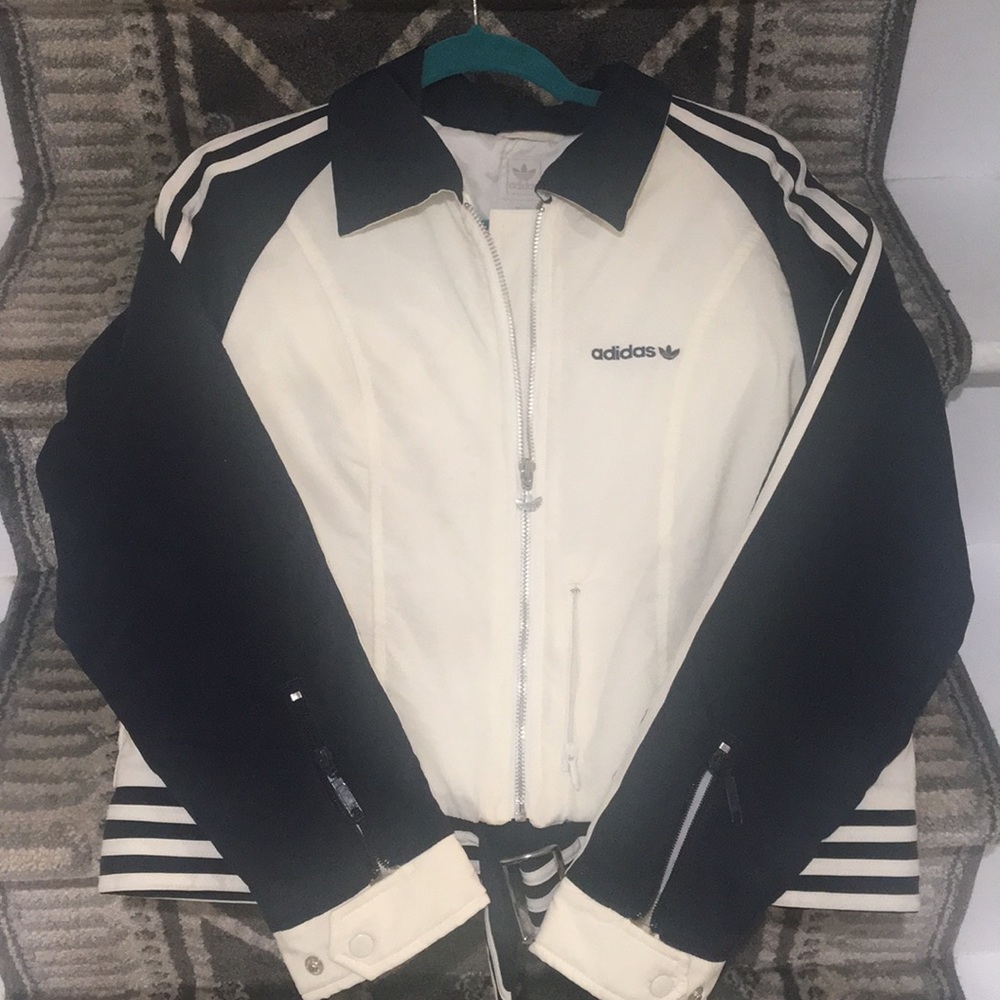 Adidas spring , lightly lined jacket. Worn once.